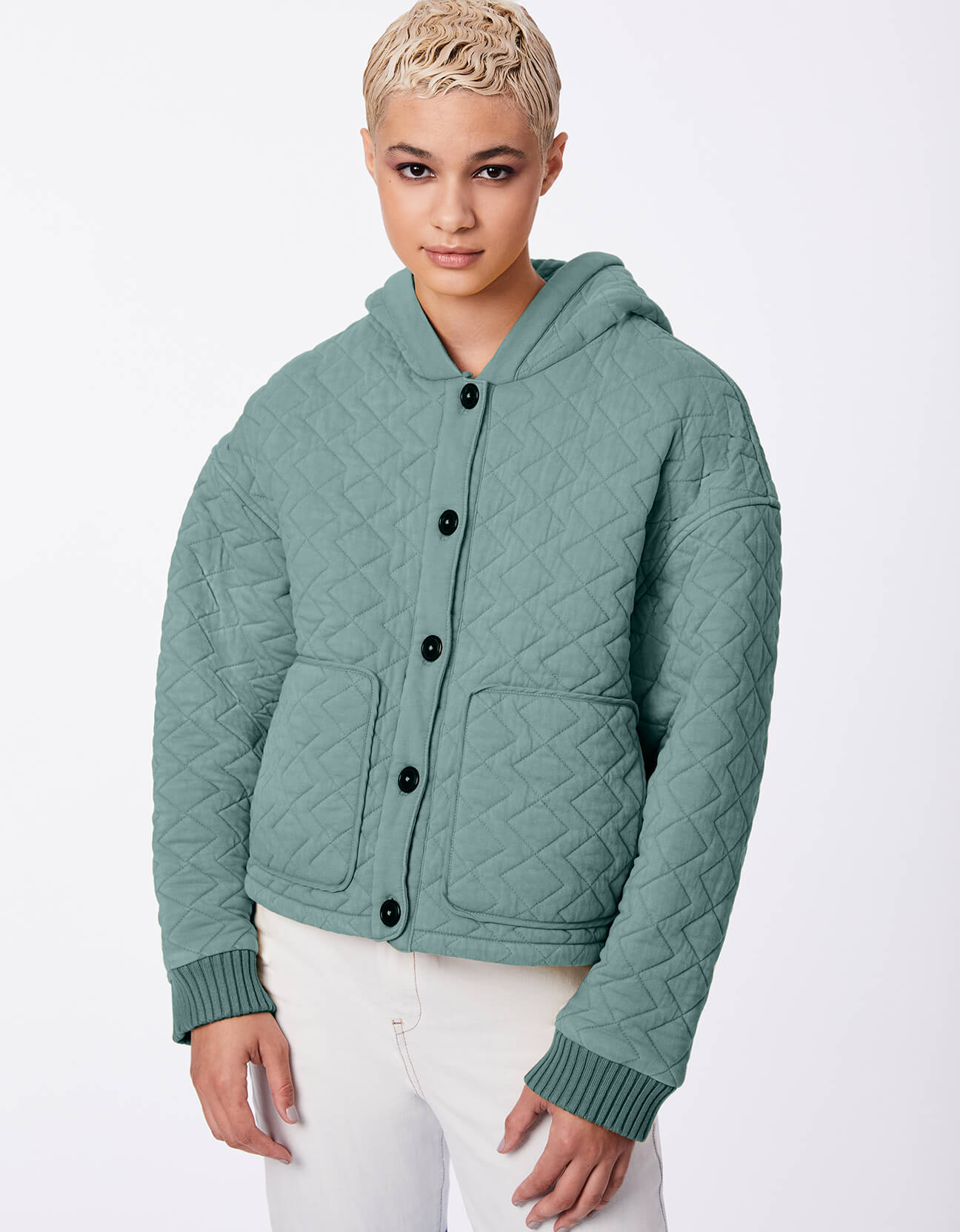 DIAMOND FRENCH TERRY JACKET