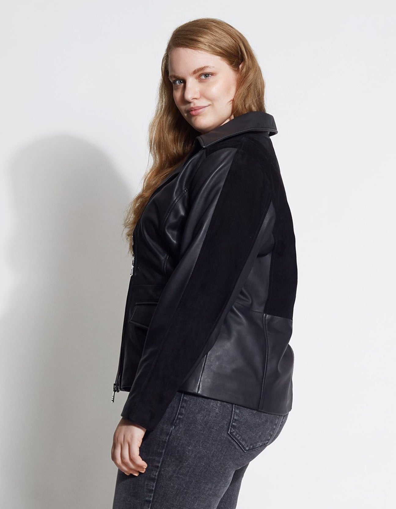 Suede Detail Jacket - Bernardo - Bernardo