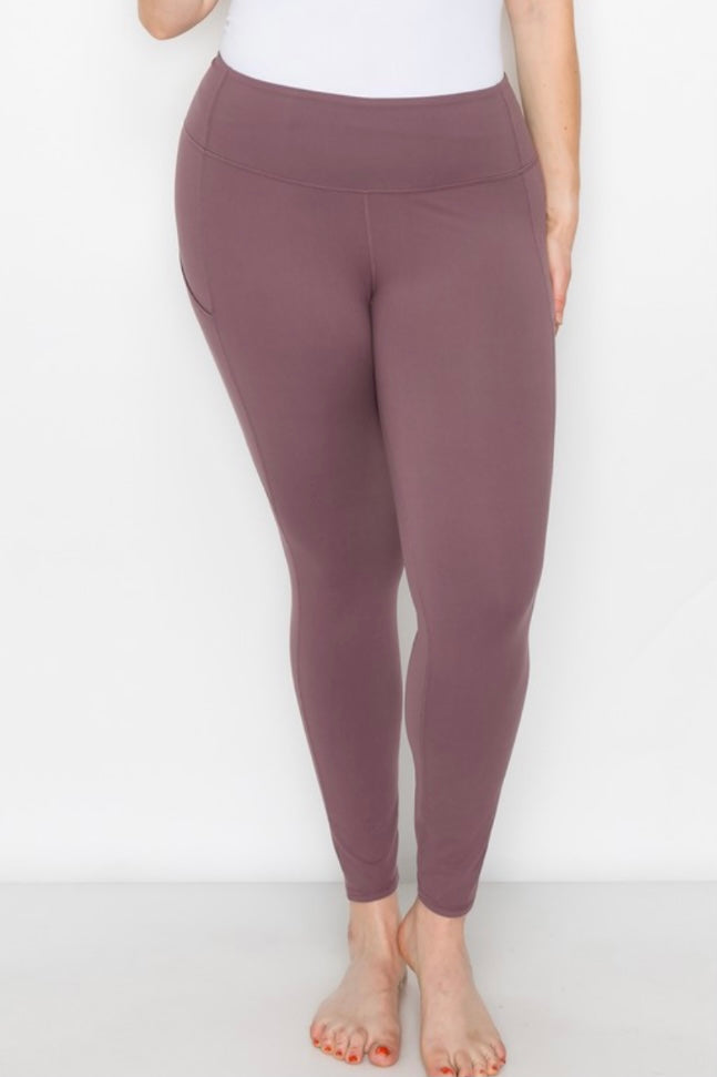 Stretchy Cotton Leggings (several colors) - PLUS