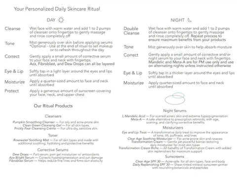 Ritual personalized daily skincare