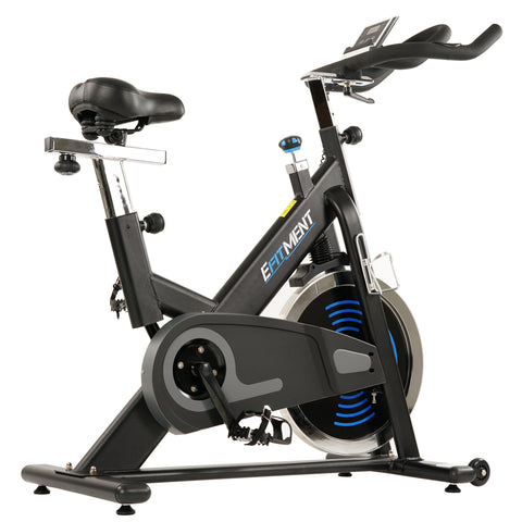 EFITMENT Magnetic Belt Drive Indoor Cycle Bike w/ LCD Monitor and Tabl ...
