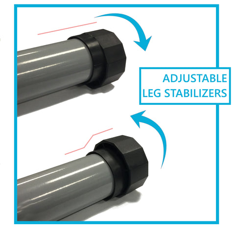 adjust leg stabilizers