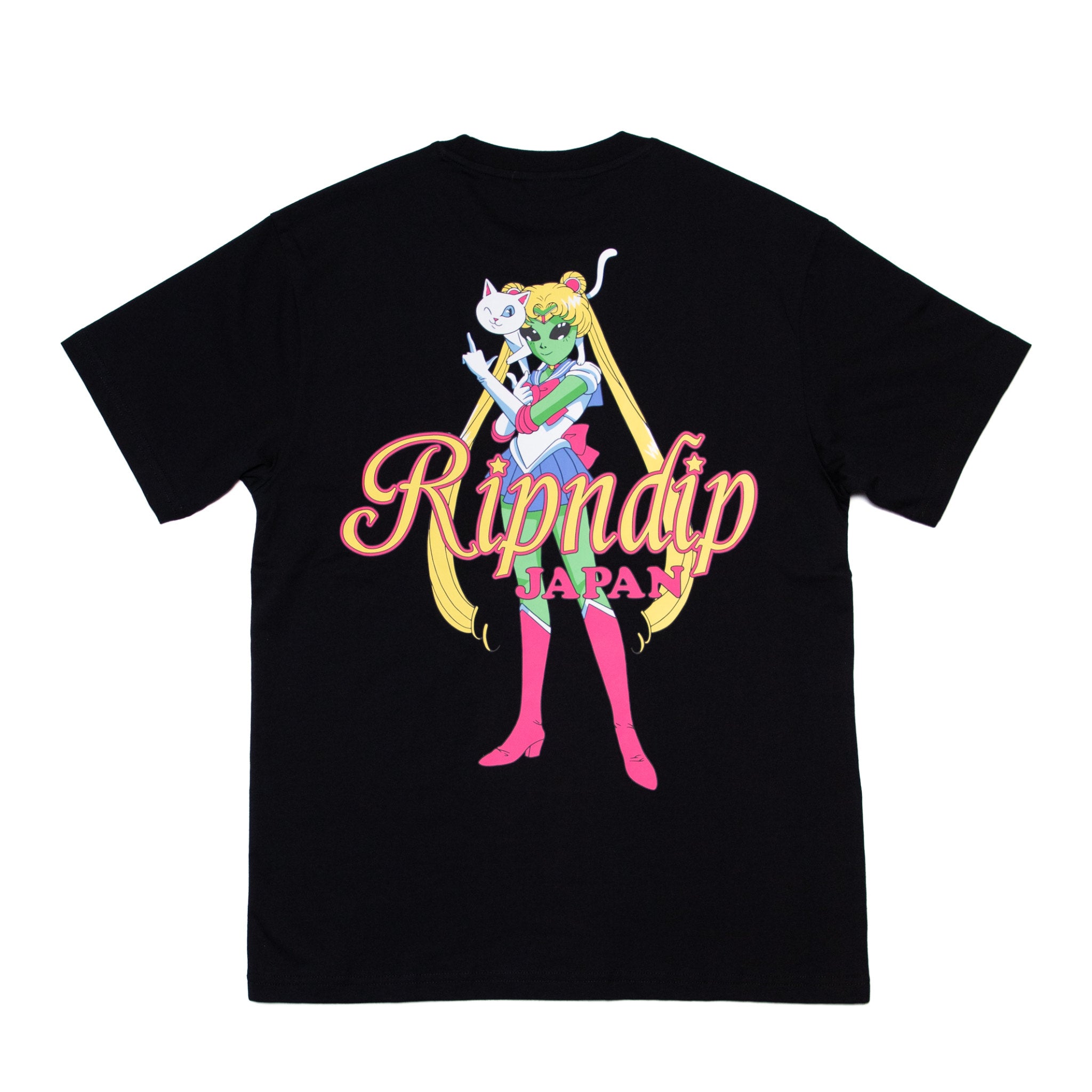 SAILOR NERM TEE (BLACK) - RIPNDIP TOKYO product image