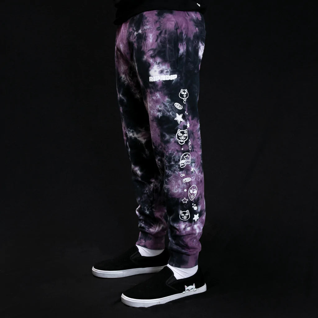 Ripntail Sweatpants (Green/Black Tie Dye) – RIPNDIP TOKYO