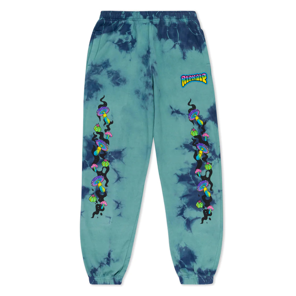 Ripntail Sweatpants (Green/Black Tie Dye) – RIPNDIP TOKYO