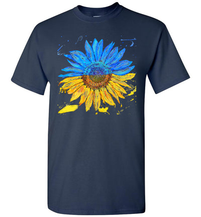 2023 Ukraine Flag Sunflower Vintage I Stand with Ukraine Ukrainian Support Unisex Shirt Gift Women M