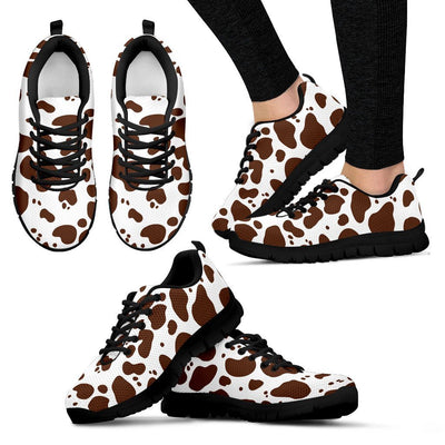 Cow Print Sneakers-Cool Cow Shoes Gifts 