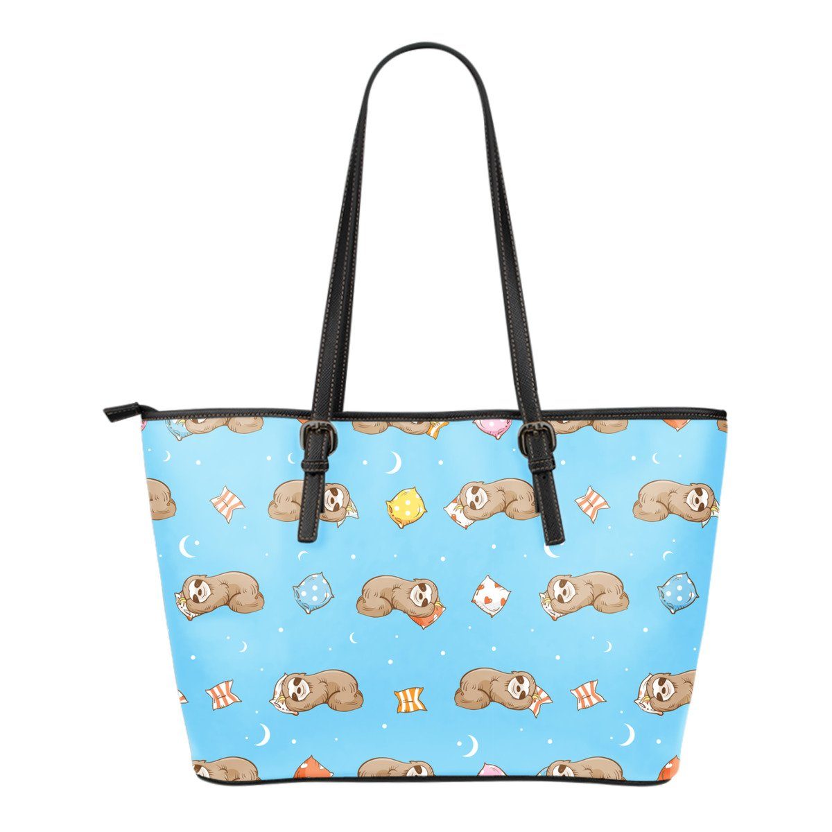 Sloth Bag-Cute Sloth Gifts Leather Tote Bag for Sloth Lovers - ChiliPrints