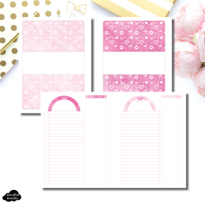 B6 Rings Size | Pink Valentines List/Notes Printable Insert