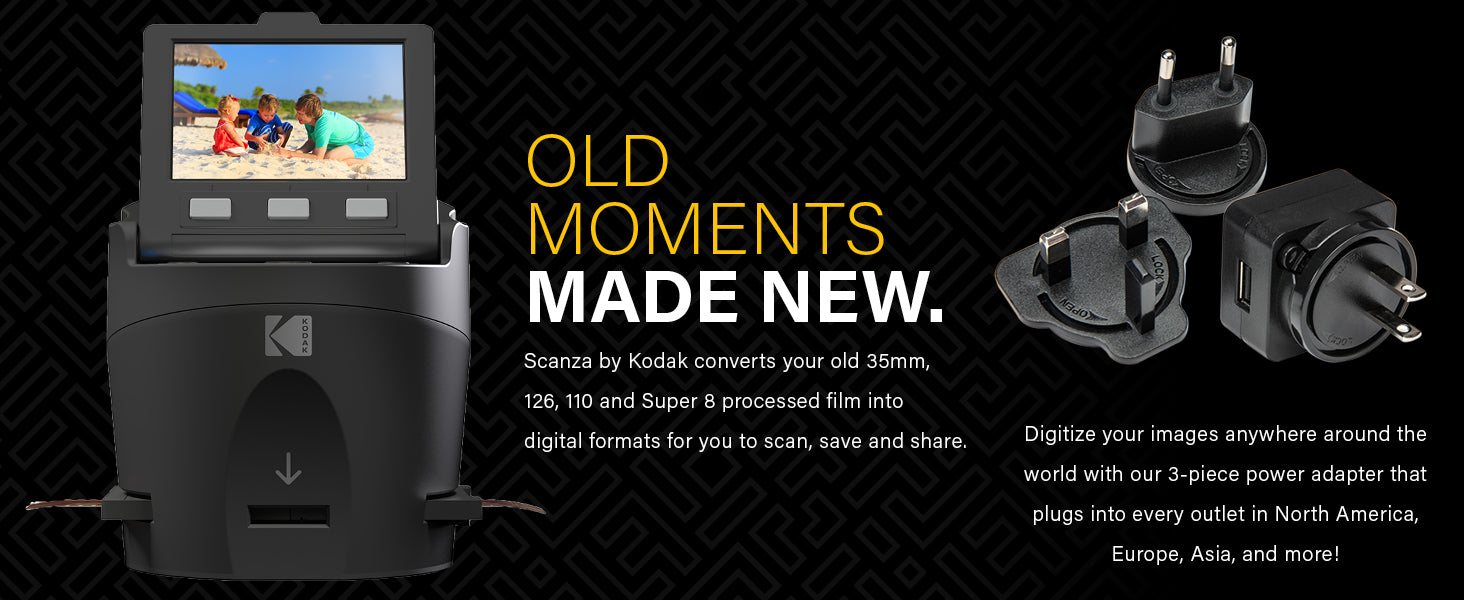 Kodak Digital Scanza Scanner Film Converts Slide