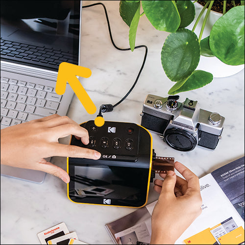 What's new at the Digital Media Stations? The Kodak Slide N Scan Digital  Film Scanner!