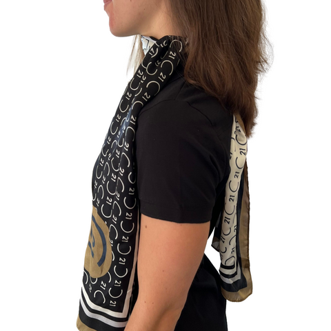 Wordmark Silk Square Scarf – Century 21 Promo Shop USA