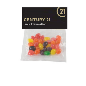 Gummy Bear Promotional Candy Bags with Personalized Logo Headers