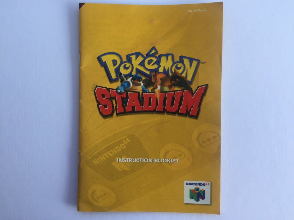 Pokemon Stadium Game Manual