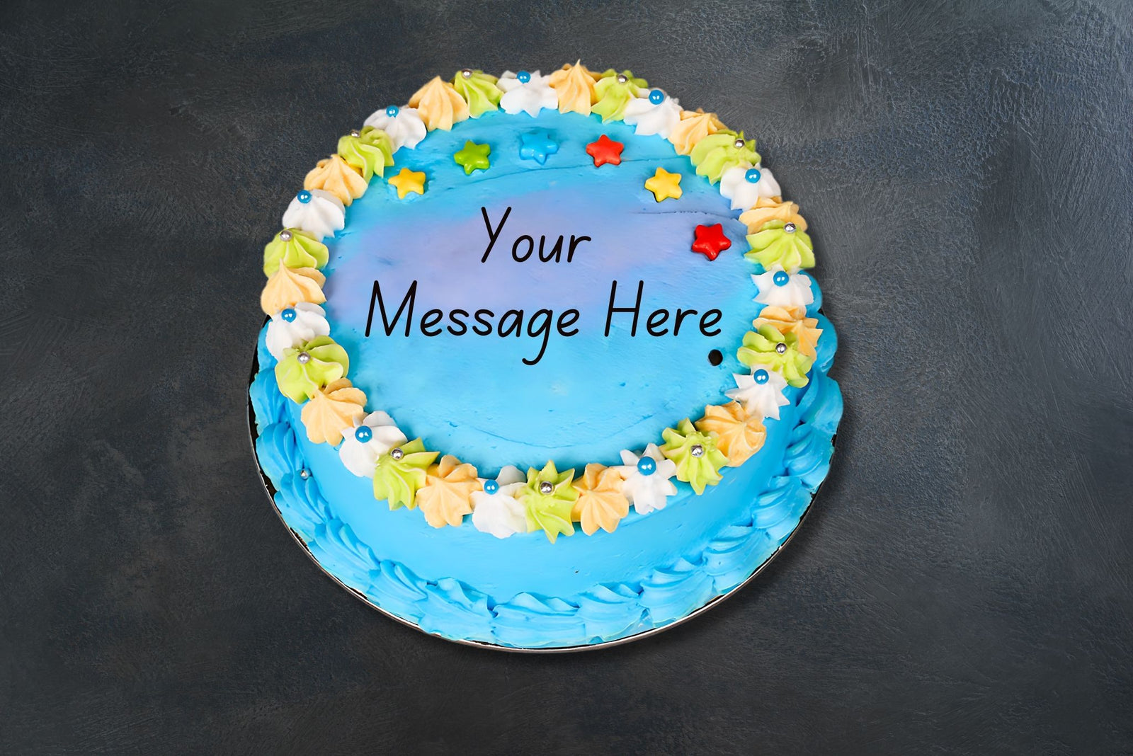 Rectangle Cake With Edible Image - Mr T's Bakery