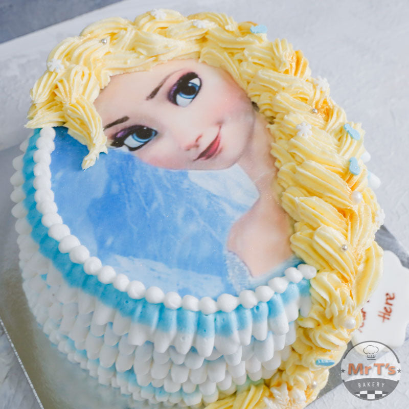 Elsa Frozen Birthday Cake - Mr T's Bakery