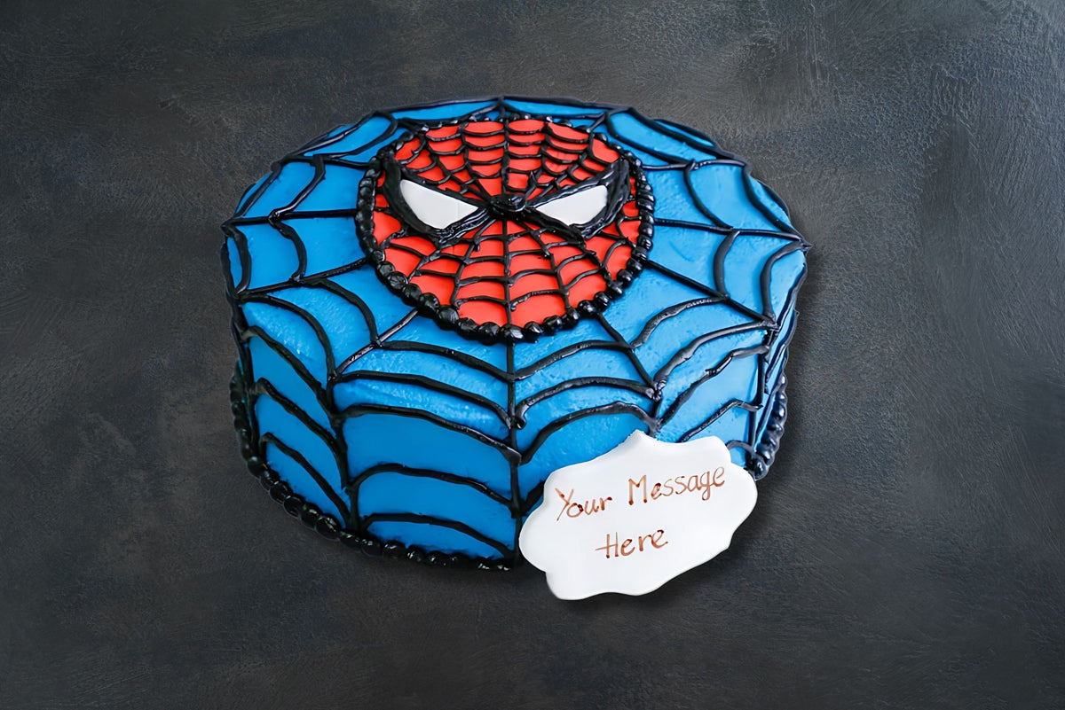 Spider-man Face Cake - Mr T's Bakery