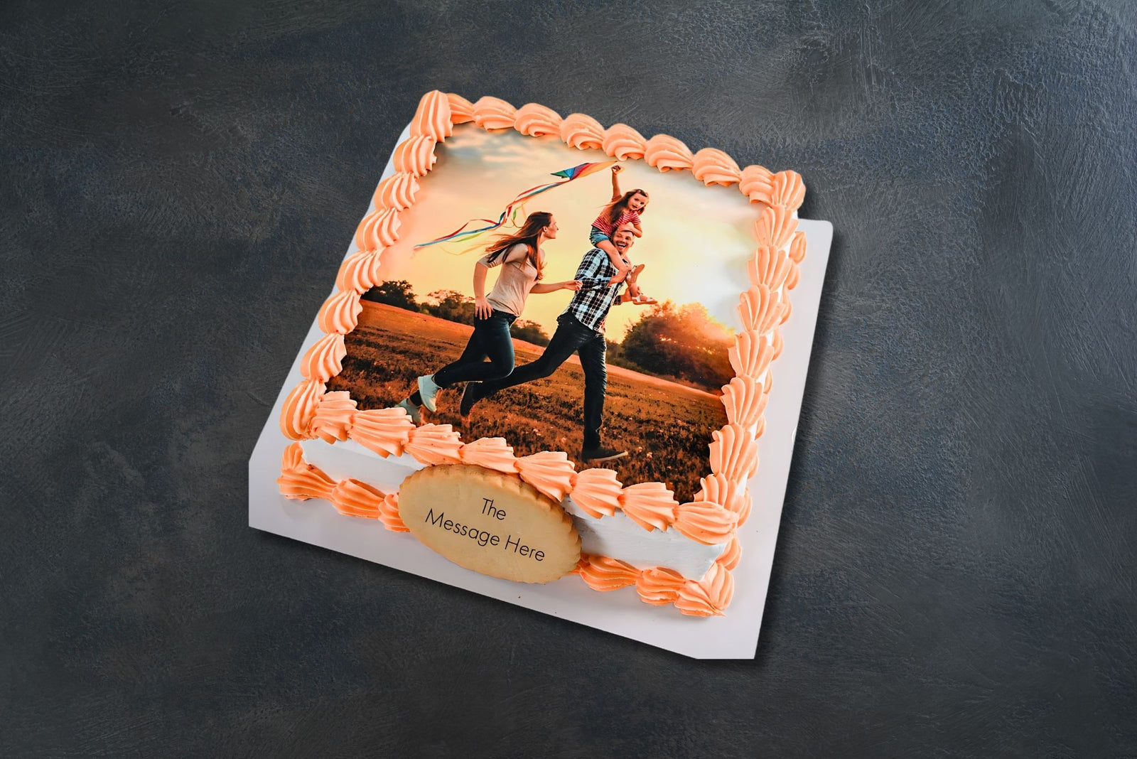 Rectangle Cake With Edible Image - Mr T's Bakery