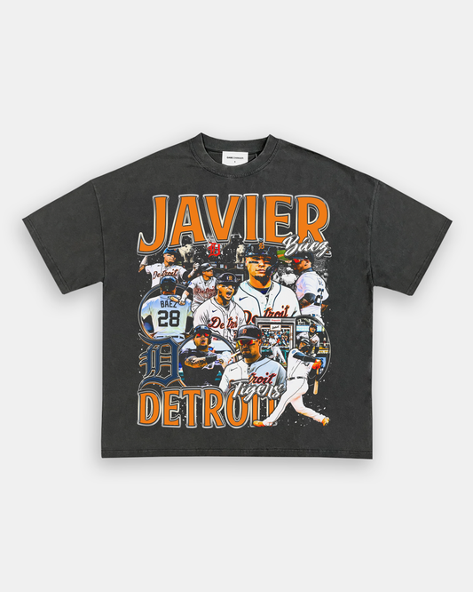 Javier Baez Detroit Cartoon T-shirt