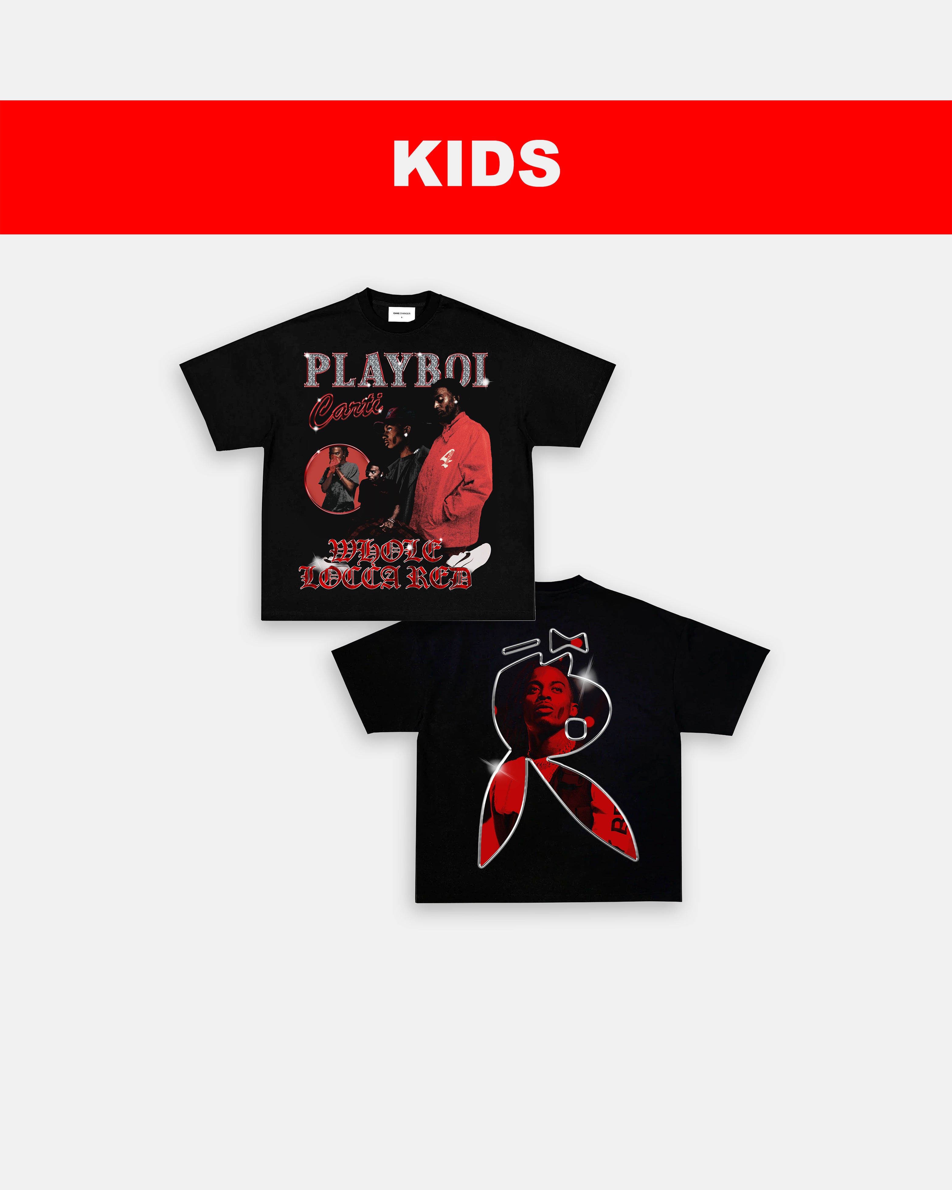 PLAYBOI CARTI V4 - KIDS GRAPHIC TEE - [DS]