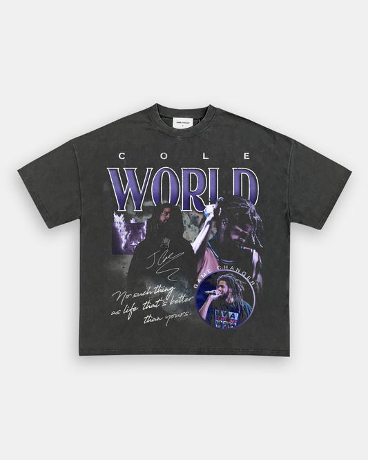 J Cole Cole World 2021 Charlotte Hornets T-Shirt