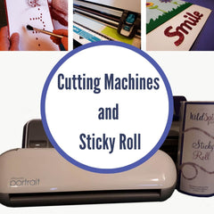 How to use double sided adhesive Sticky Roll with Scan n Cut, Cricut, Silhouette machine 