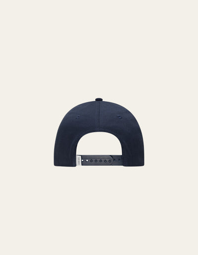 Les Deux MEN Baseball Cap Suede II Cap 460201-Dark Navy/White