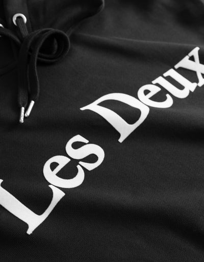 Les Deux MEN Charles Hoodie Hoodie 100201-Black/White