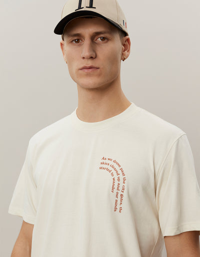 Les Deux MEN Coastal T-Shirt T-Shirt 215215-Ivory