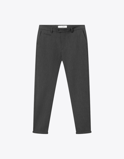 Les Deux MEN Como Suit Pants Pants 350350-Dark Grey Melange