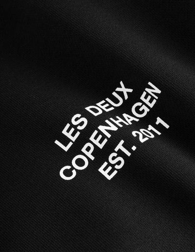 Les Deux MEN Copenhagen 2011 Sweatshirt Sweatshirt 100201-Black/White