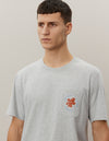 Les Deux MEN Duality T-Shirt T-Shirt 310310-Light Grey Melange