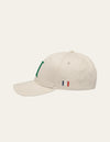 Les Deux MEN Encore Organic Baseball Cap Cap 215565-Ivory/Vintage Green