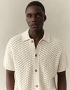 Les Deux MEN Gideon Knit Shirt Shirt 215215-Ivory