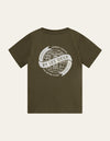 Les Deux Kids Globe T-Shirt Kids T-Shirt 522215-Olive Night/Ivory