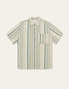 Les Deux MEN Kai Linen SS Shirt Shirt 215563-Ivory/Light Jade Green