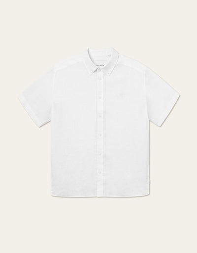 Les Deux MEN Kris Linen SS Shirt Shirt 201201-White