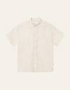 Les Deux MEN Kris Linen SS Shirt Shirt 215215-Ivory