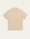 Les Deux MEN Kris Linen SS Shirt Shirt 215613-Ivory/Baked Papaya