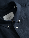 Les Deux MEN Kristian Linen B.D. Shirt Shirt 460460-Dark Navy