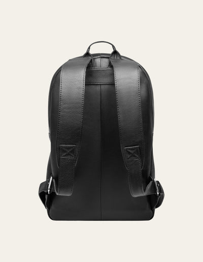 Les Deux MEN Leather Backpack Bags 100100-Black