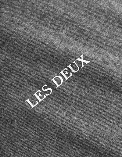 Les Deux MEN Lens T-Shirt T-Shirt 361201-Charcoal Melange/White
