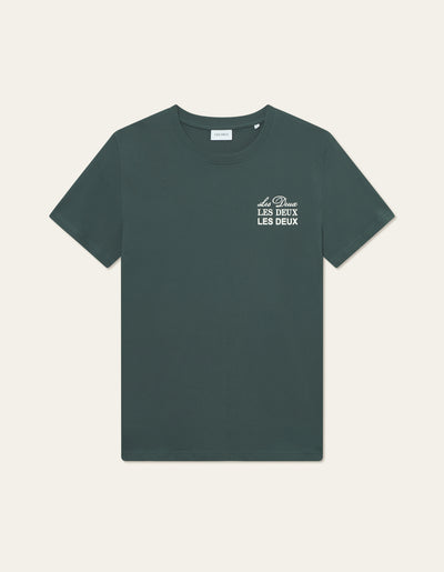 Les Deux CO-LAB Les Deux T-Shirt T-Shirt 546215-Pine Green/Ivory