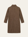 Les Deux MEN Maximilian Herringbone Wool Coat Coat 844810-Coffee Brown/Dark Sand