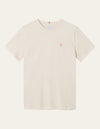 Les Deux MEN Nørregaard T-Shirt T-Shirt 215730-Ivory/Orange