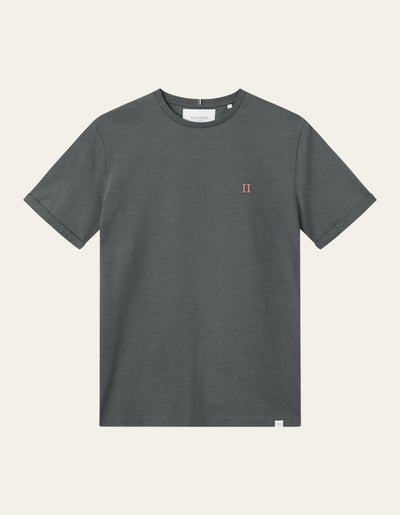 Les Deux MEN Nørregaard T-Shirt T-Shirt 303730-Raven/Orange