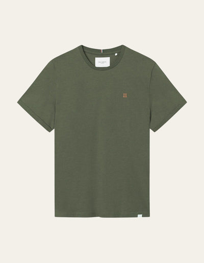 Les Deux MEN Nørregaard T-Shirt T-Shirt 522730-Olive Night/Orange