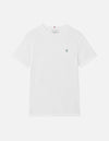 Les Deux MEN Nørregaard T-Shirt Online T-Shirt 201546-White/Pine Green