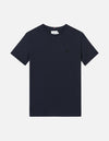 Les Deux MEN Nørregaard T-Shirt Online T-Shirt 460546-Dark Navy/Pine Green