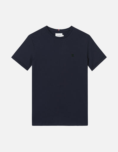 Les Deux MEN Nørregaard T-Shirt Online T-Shirt 460546-Dark Navy/Pine Green